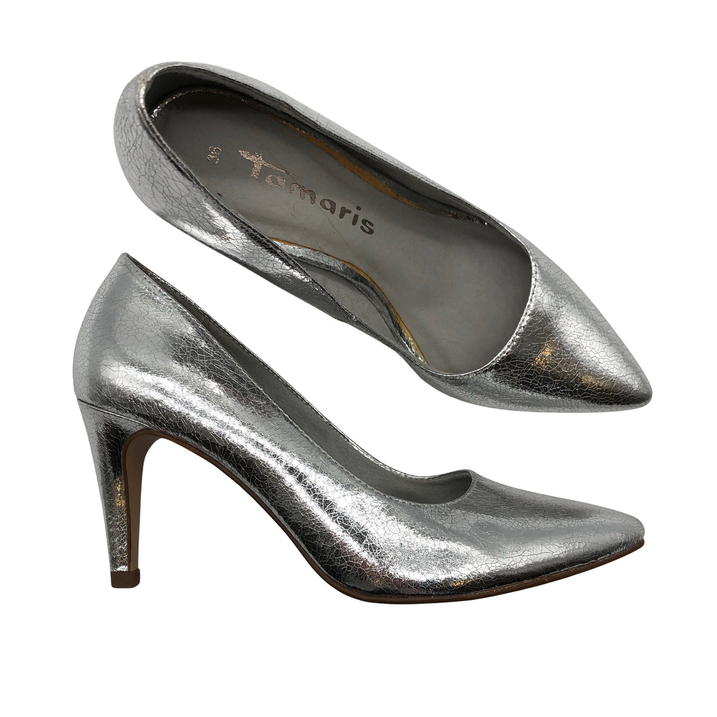 Unisex Tamaris - Kontsakingad, suurus 36 - Hõbe (1)