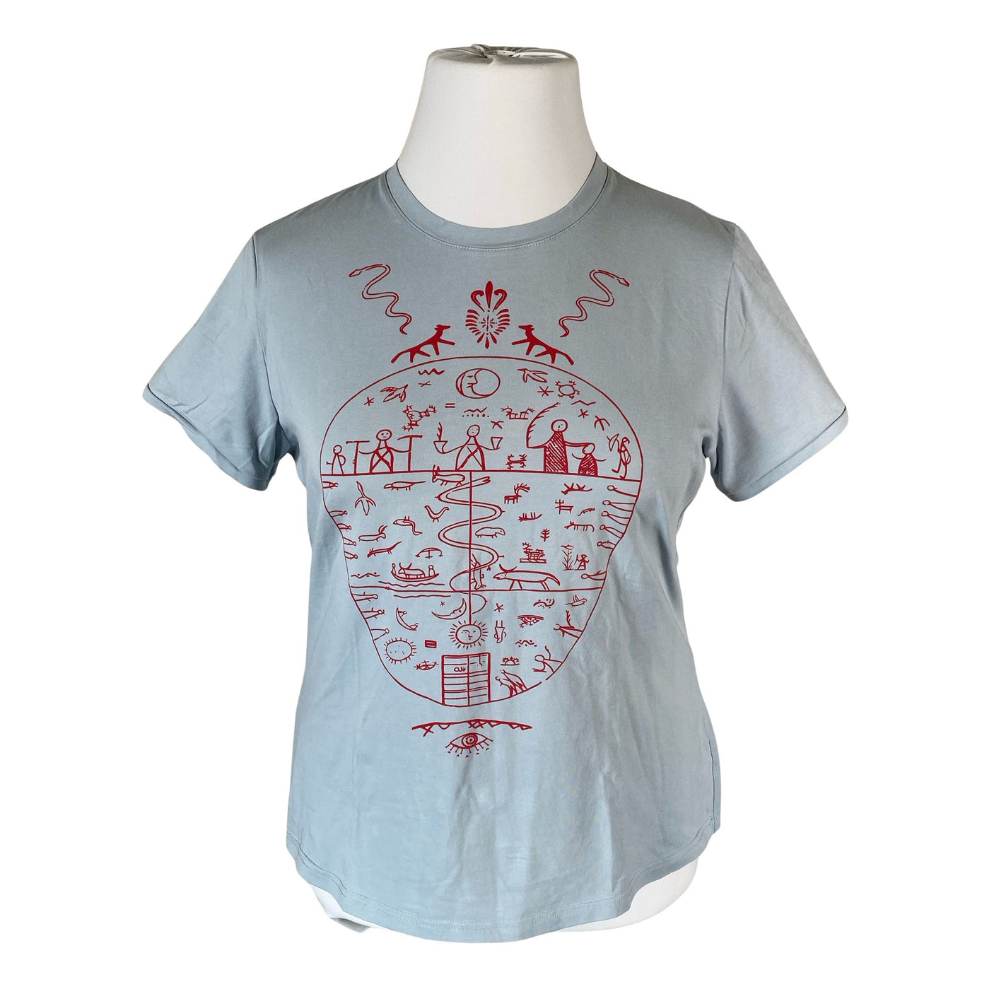 Unisex Monton - T-särk, suurus 42 - Helesinine (1)