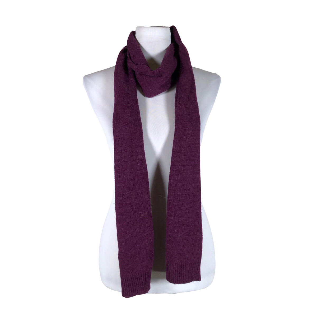 Unisex A+more - Õhuke sall, suurus Midi - Veinipunane (1)