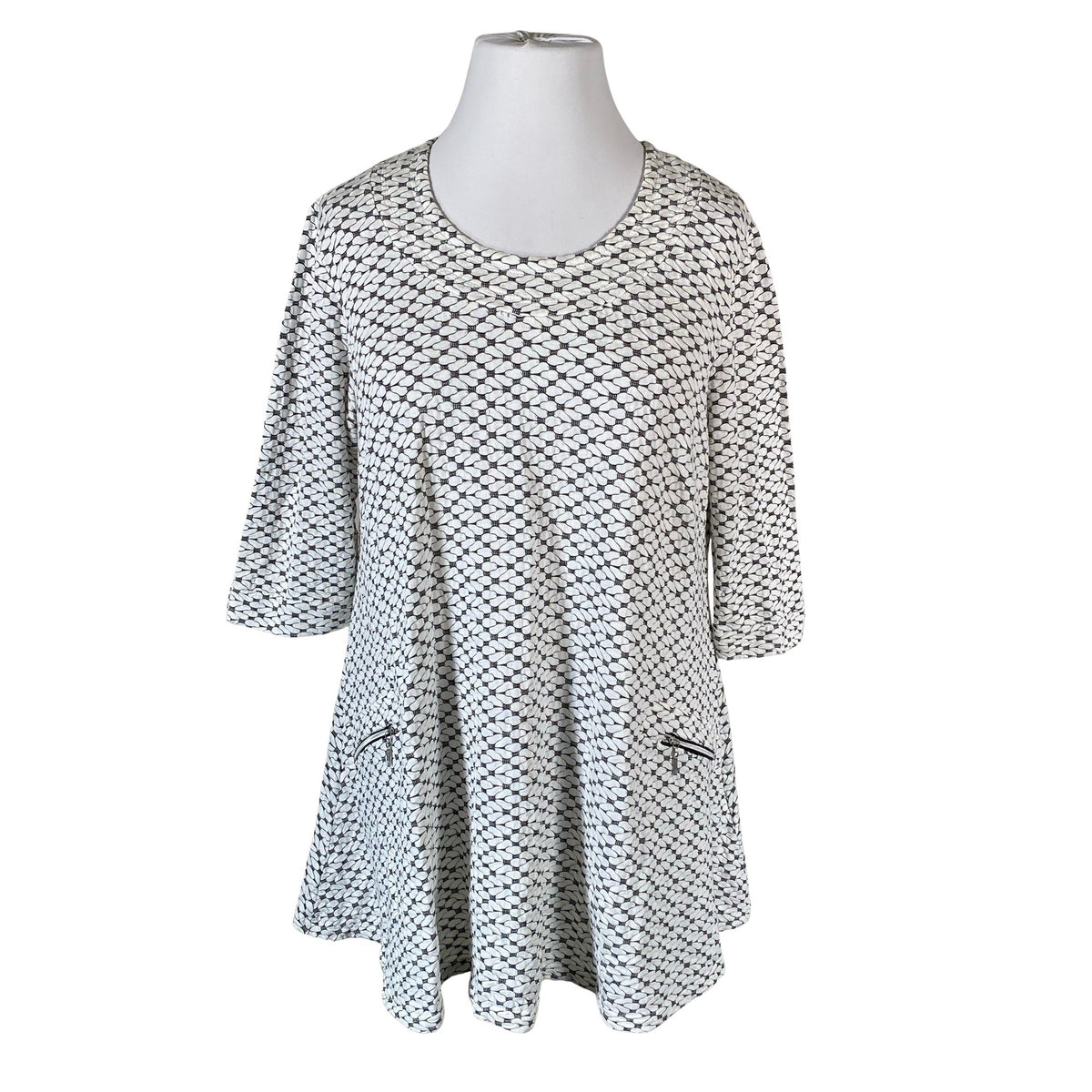 Unisex Kanok - Trikotaažist tuunika, suurus 48 - Valge (1)