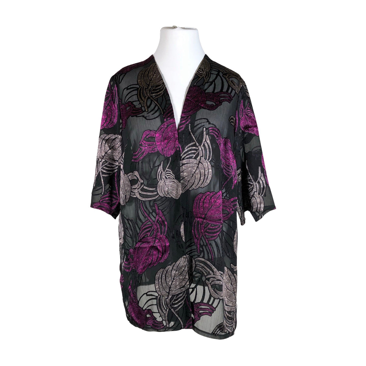 Unisex Lena - Kardigan, suurus 46 - Must (1)