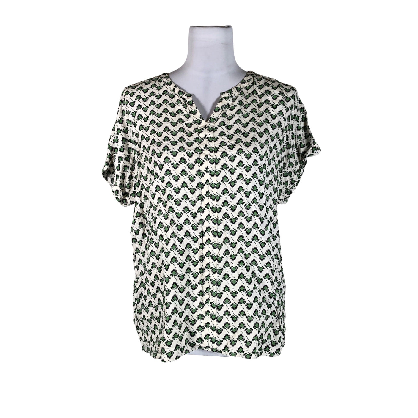 Unisex Soyaconcept - Lühikeste käistega pluus, suurus 40 - Beige (1)
