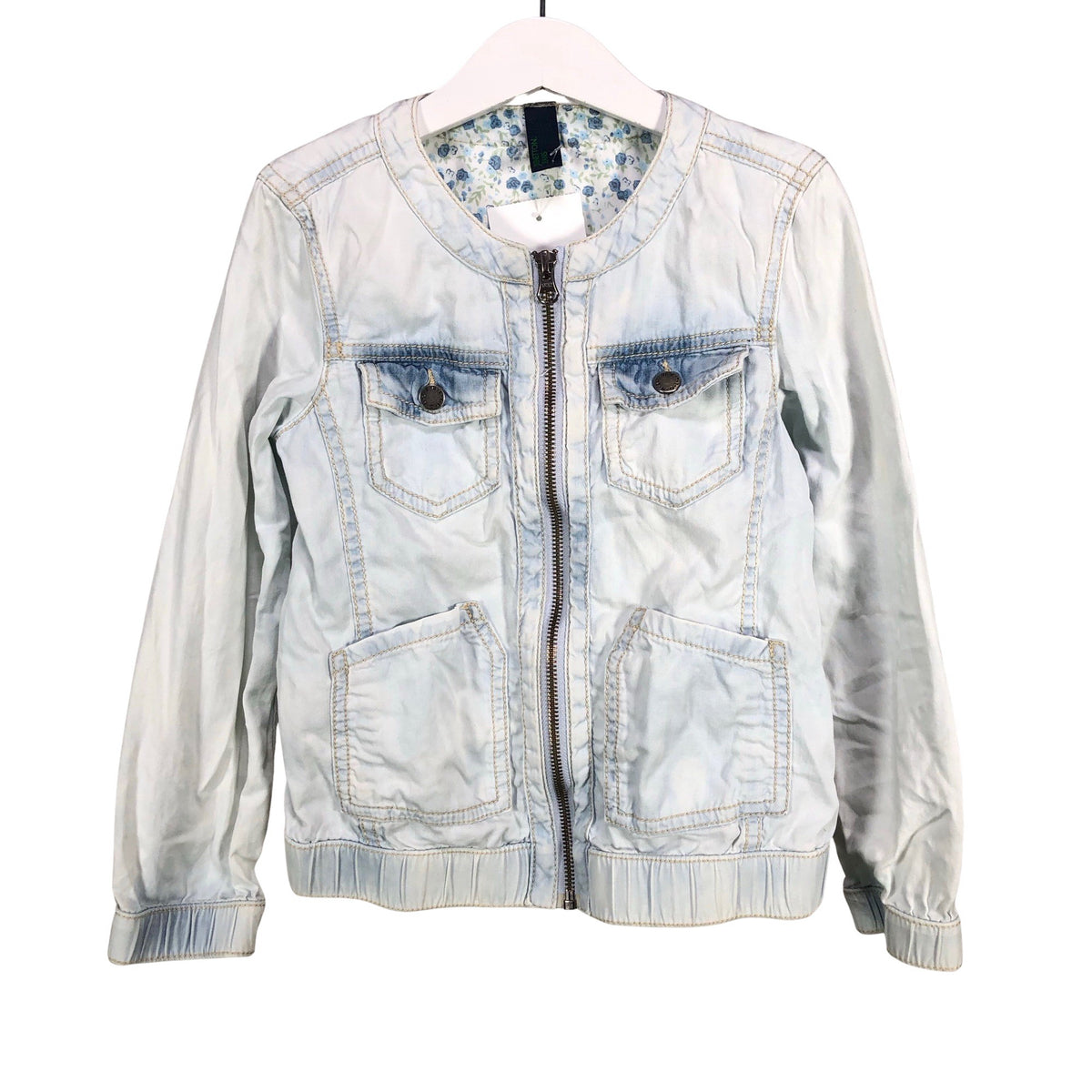 Unisex Benetton - Teksatagi, suurus 116 - 122 - Helesinine (1)