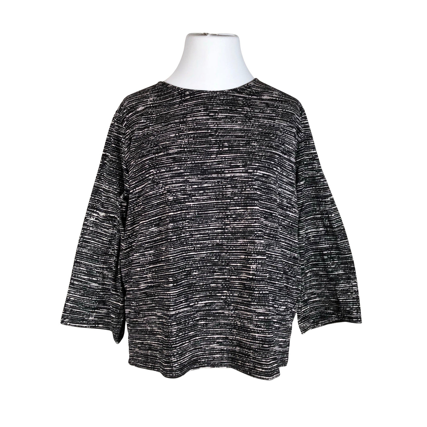 Unisex Nanso - Trikotaažist pluus, suurus 48 - Must (1)