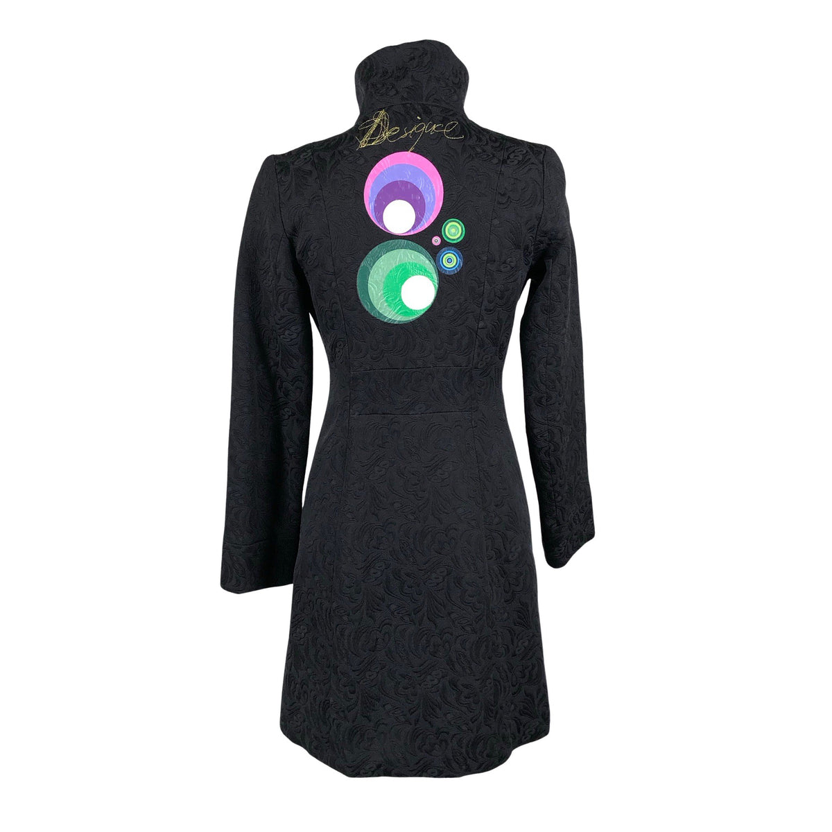 Unisex Desigual - Trentš, suurus 36 - Must (2)