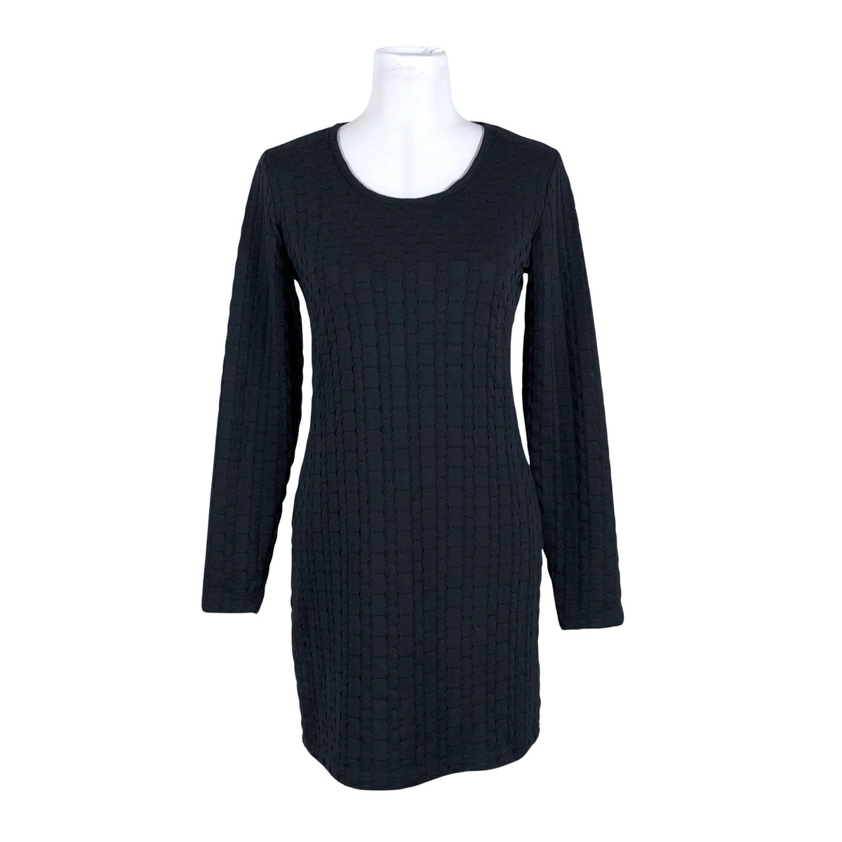Unisex Fransa - Trikotaažist tuunika, suurus 38 - Must (1)