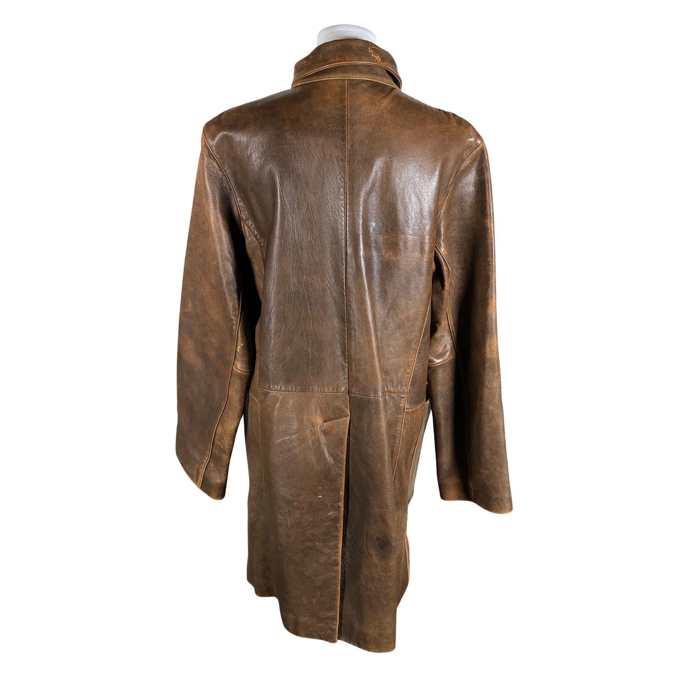 Unisex DKNY - Nahktagi, suurus 40 - Pruun (2)