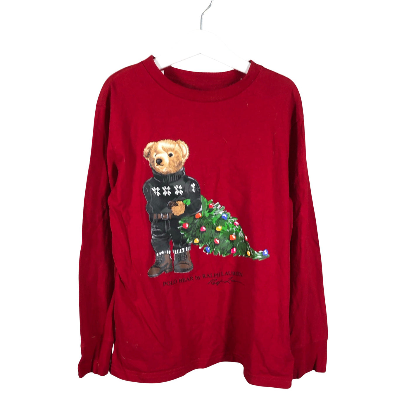 Unisex Polo Ralph Lauren - Trikotaažist pluus, suurus 134 - 140 - Lilla (1)