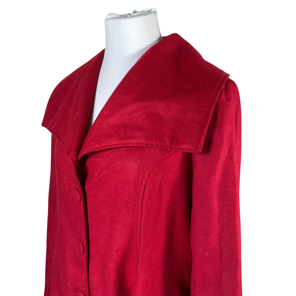 Unisex Hell Bunny - Villane mantel, suurus 48 - Punane (2)