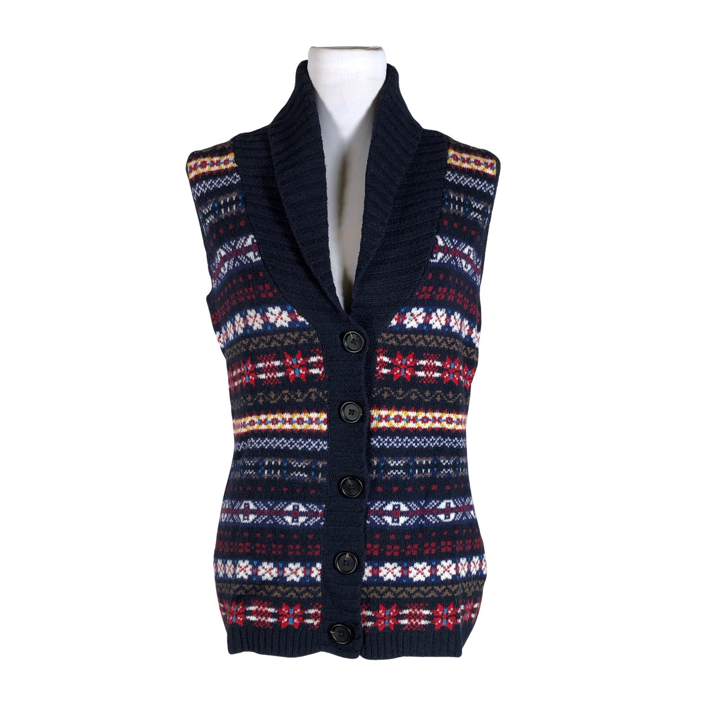 Unisex Tommy Hilfiger - Kootud vest, suurus 38 - Sinine (1)
