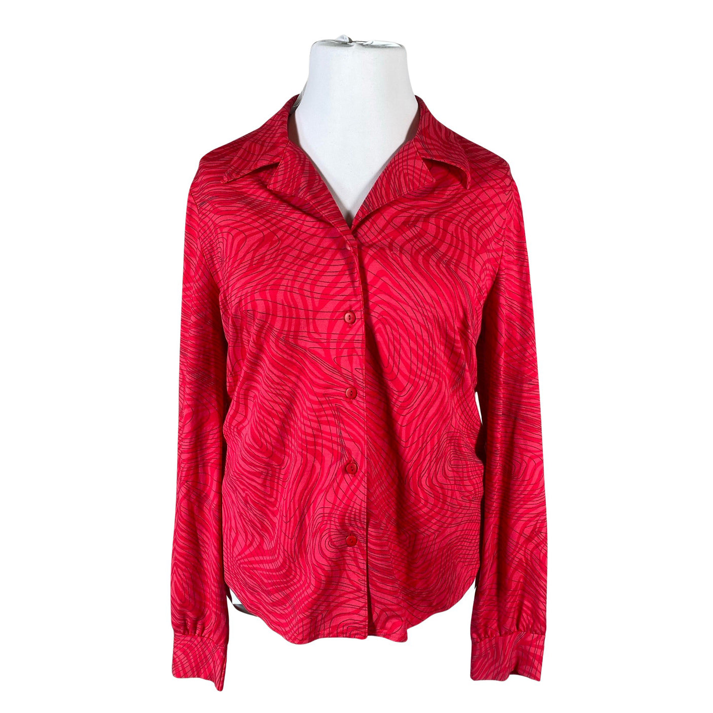 Unisex Nanso - Trikotaažist pluus, suurus 44 - Punane (1)