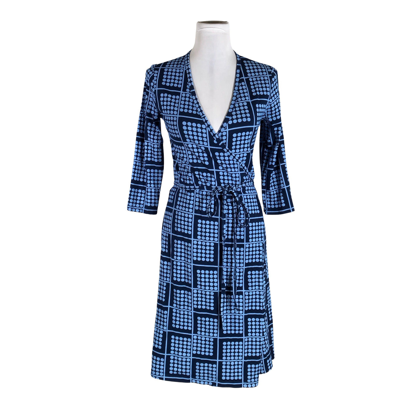 Unisex Nanso - Trikotaažist kleit, suurus 36 - Sinine (1)