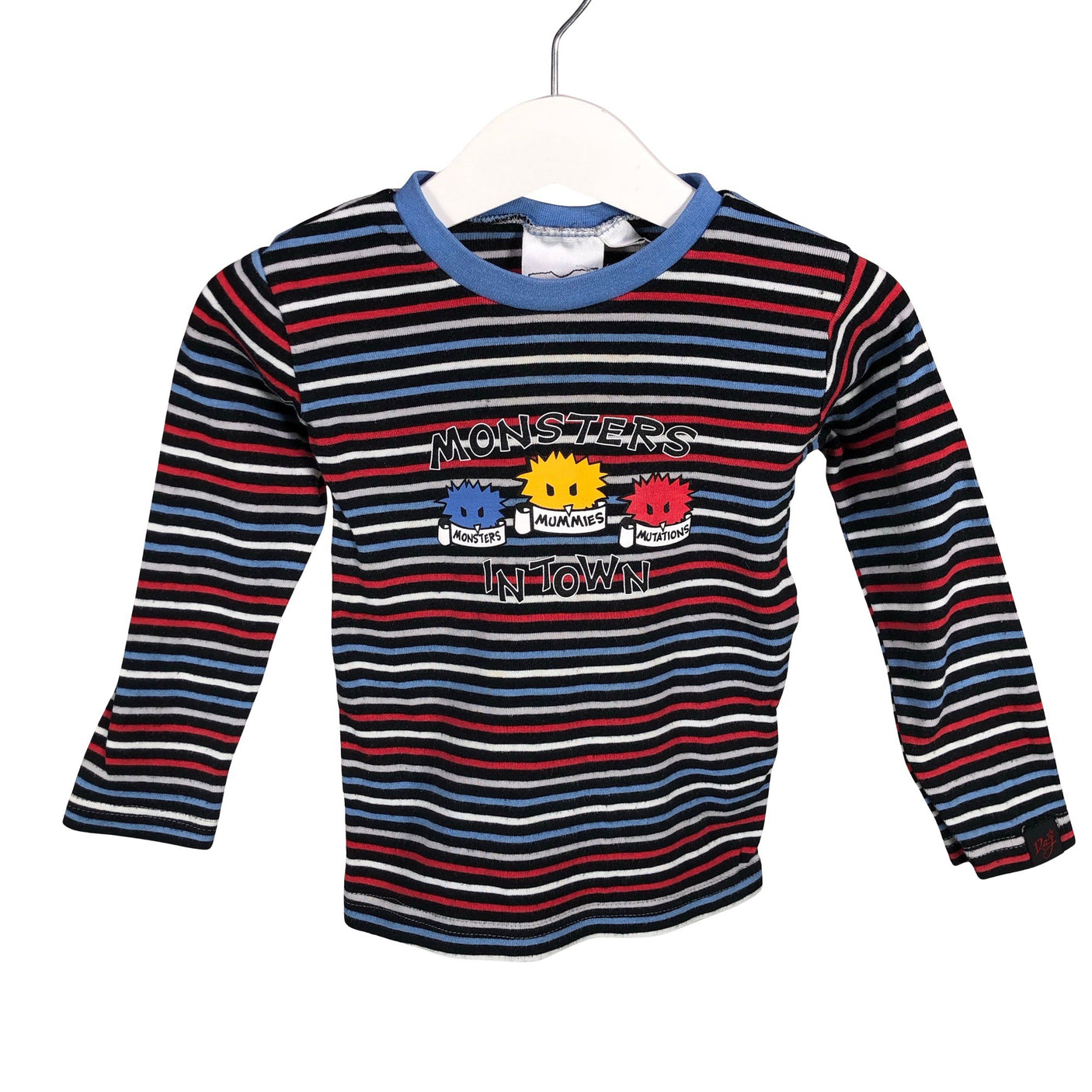 Unisex D&J Familjeklubben - Trikotaažist pluus, suurus 86 - 92 - Must (1)