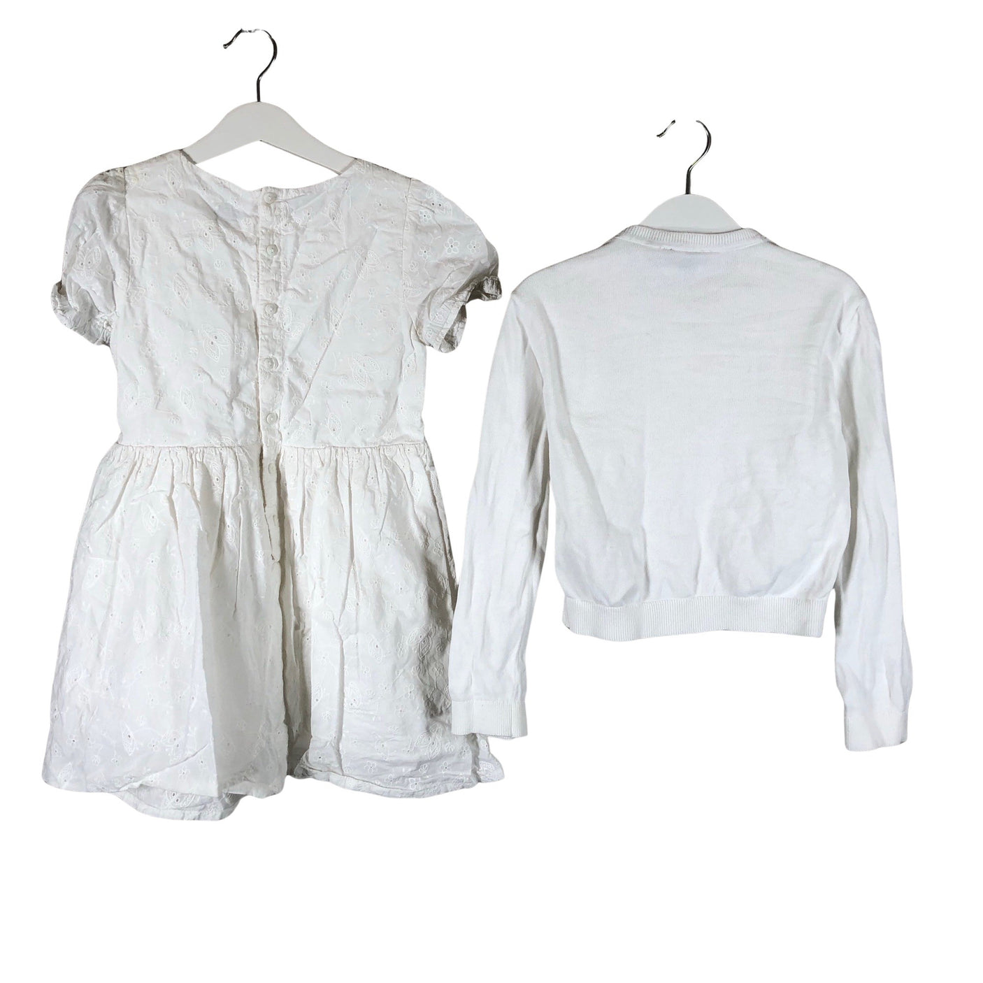 Unisex Polarn O. Pyret - Mitteveniv kleit, suurus 116 - 122 - Valge (2)