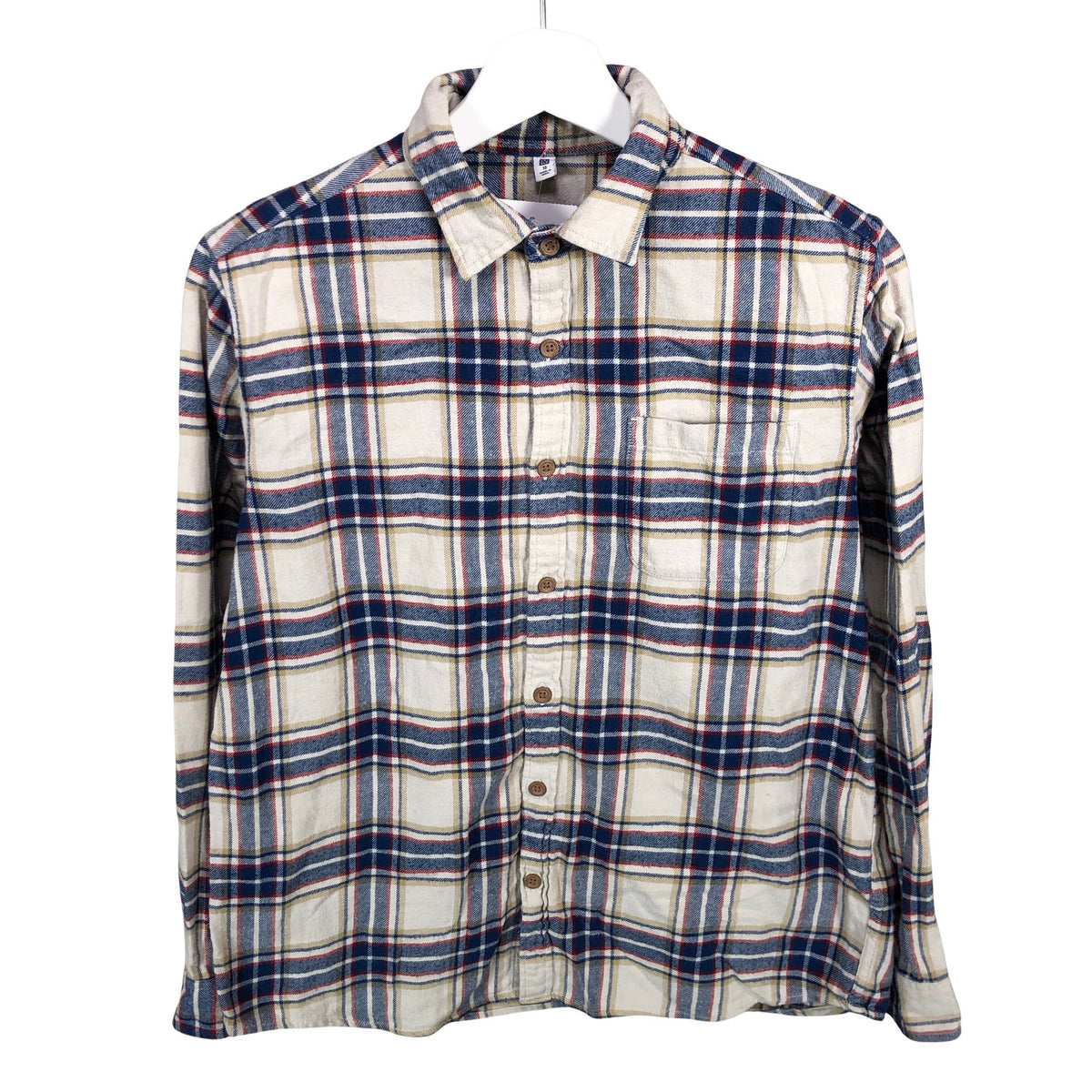 Unisex Uniqlo - Flanellsärk, suurus 152 - 158 - Beige (1)