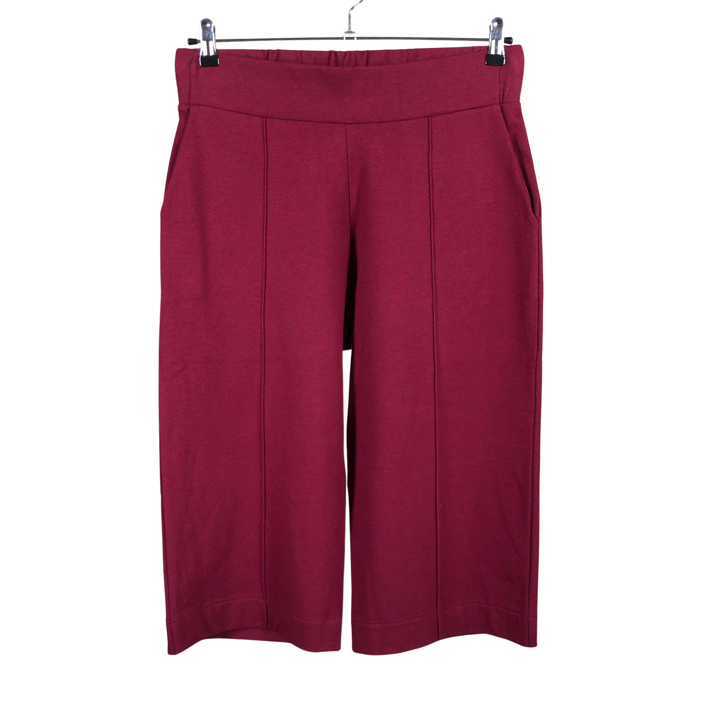 Unisex NOSH - Trikotaažist poolpikad püksid, suurus 42 - Veinipunane (1)