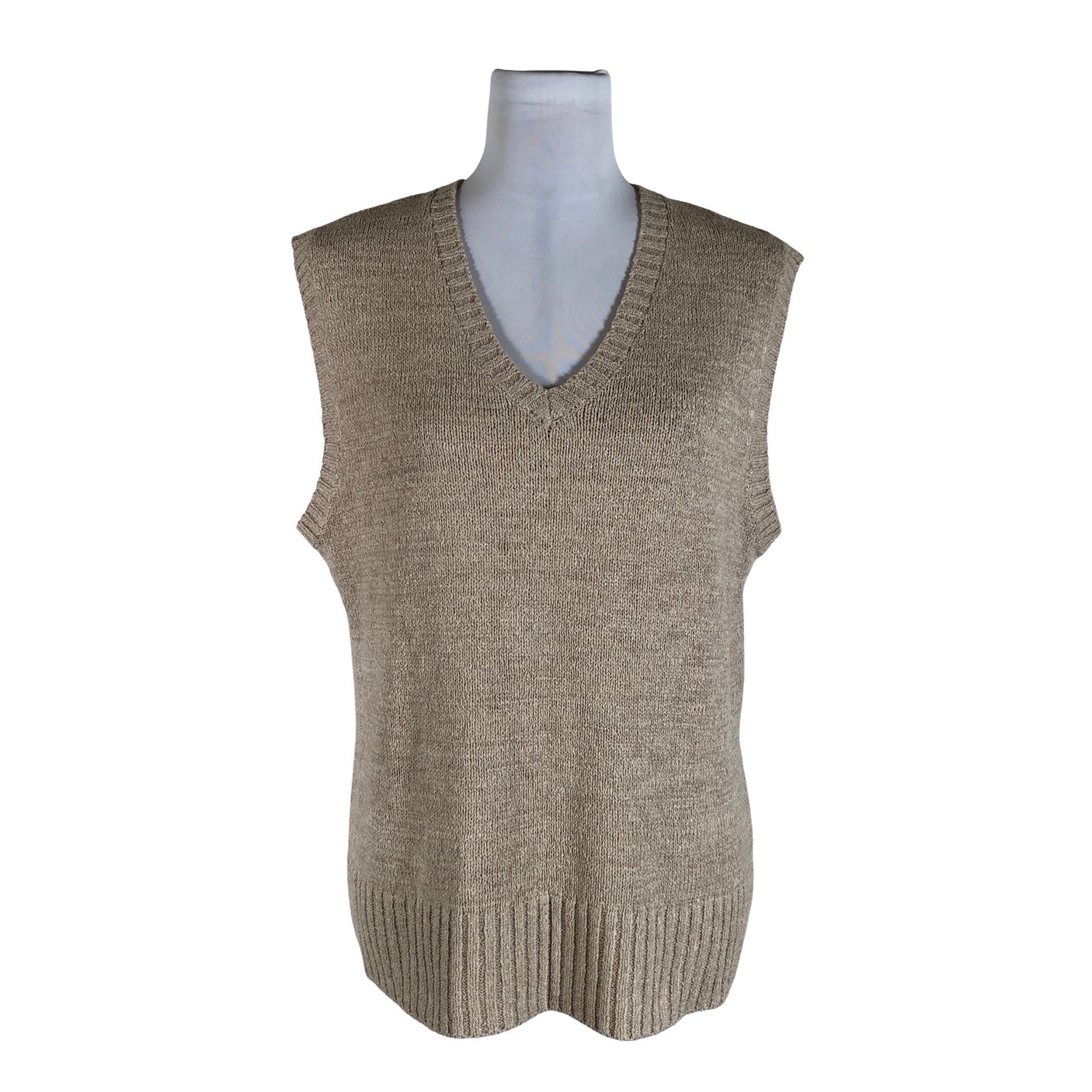 Unisex O.I.S - Kootud vest, suurus 40 - Beige (1)