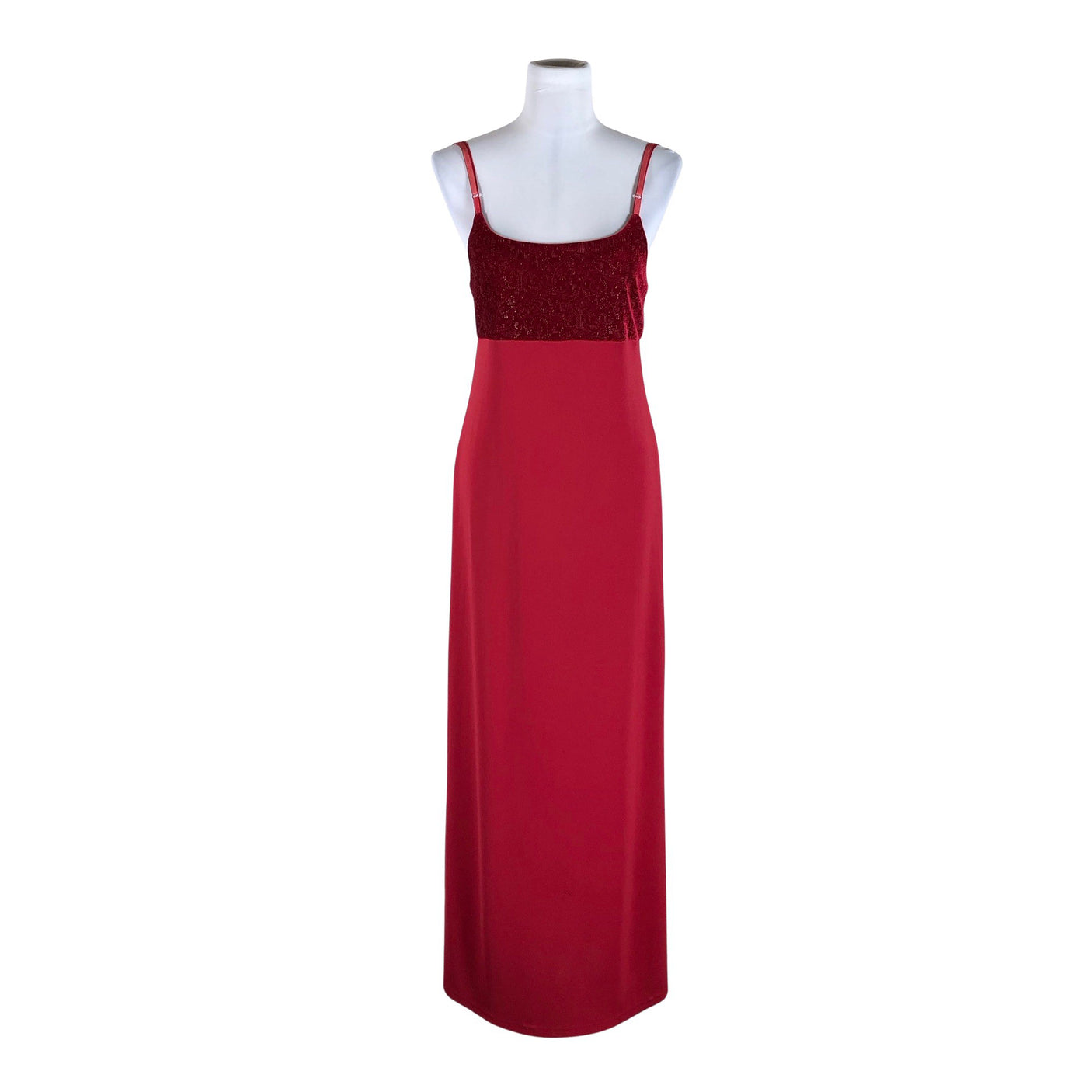 Unisex Message - Trikotaažist kleit, suurus 38 - Punane (1)