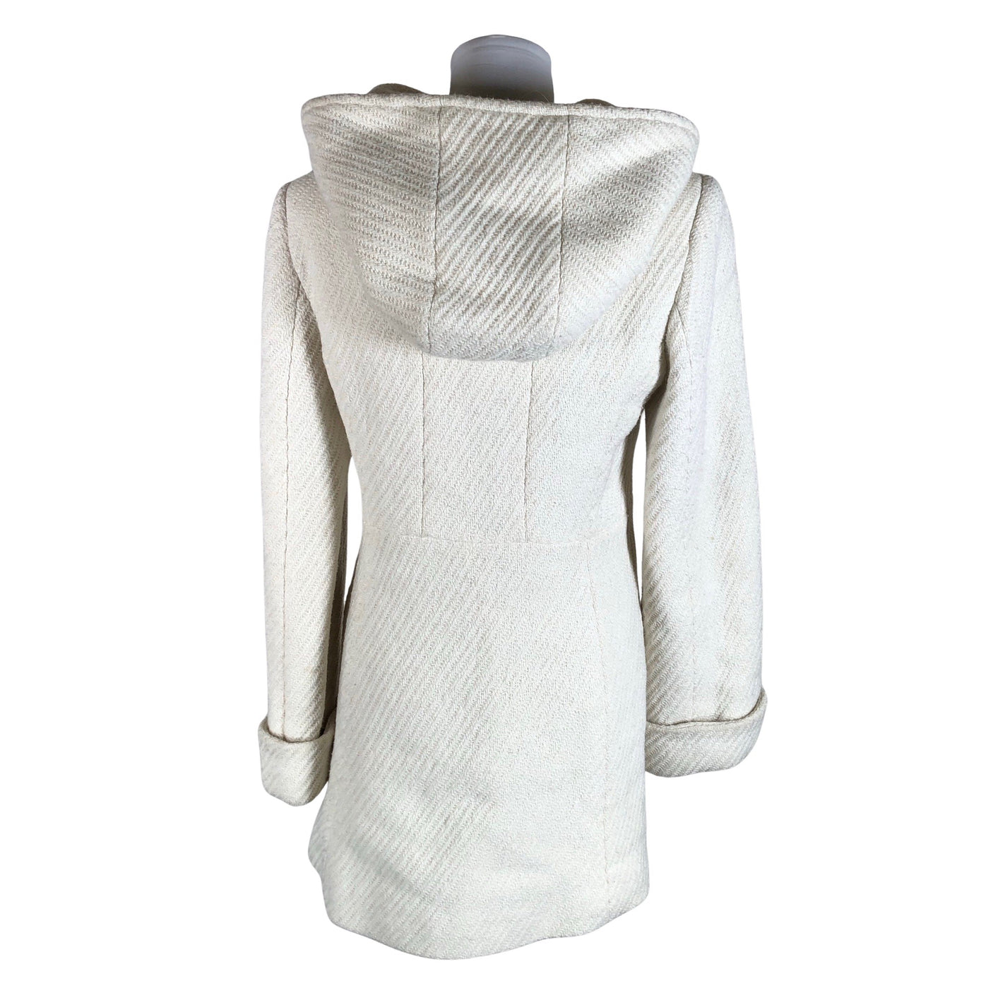 Unisex Guess - Villane mantel, suurus 38 - Looduslik valge (2)