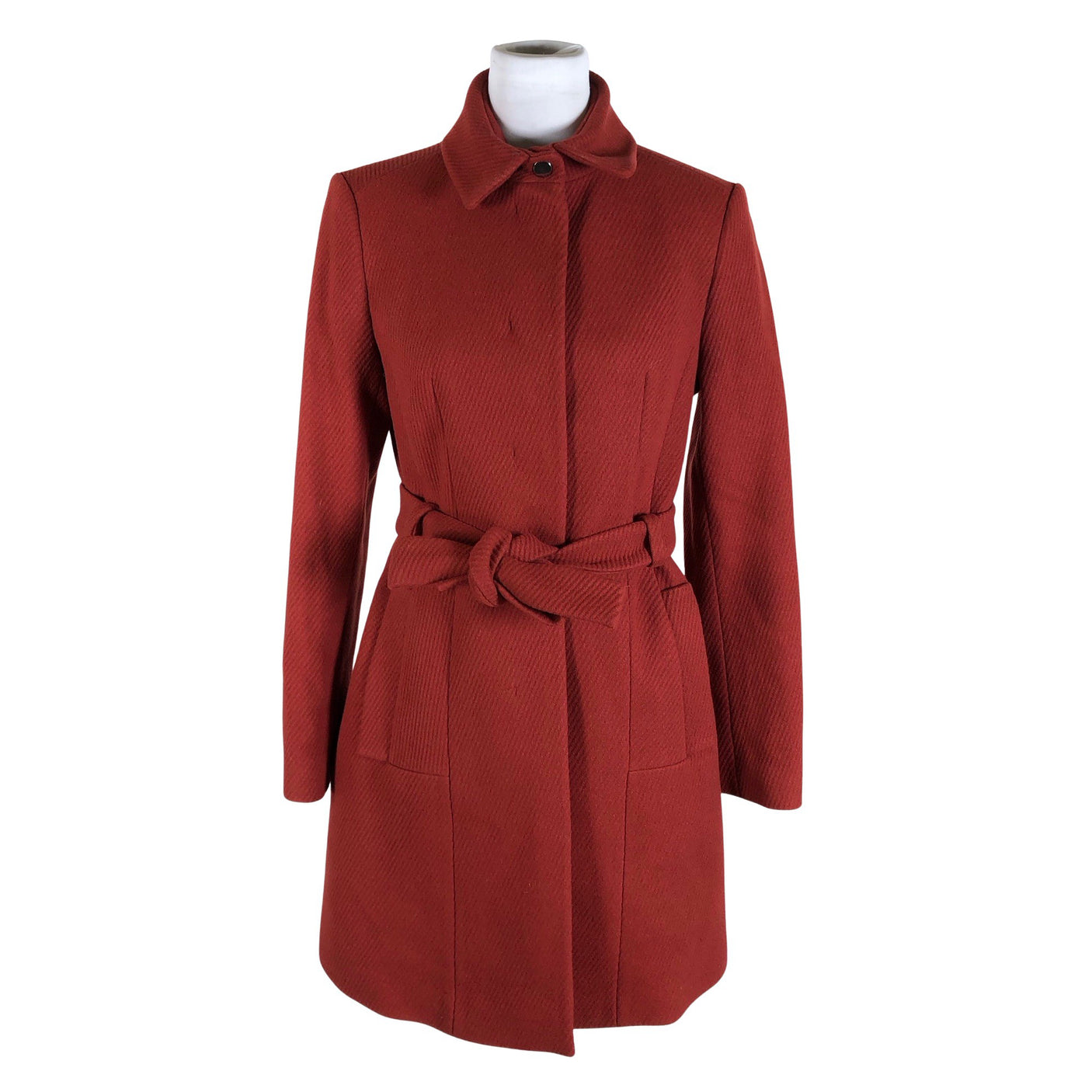 Unisex Hugo Boss - Villane mantel, suurus 40 - Punane (1)
