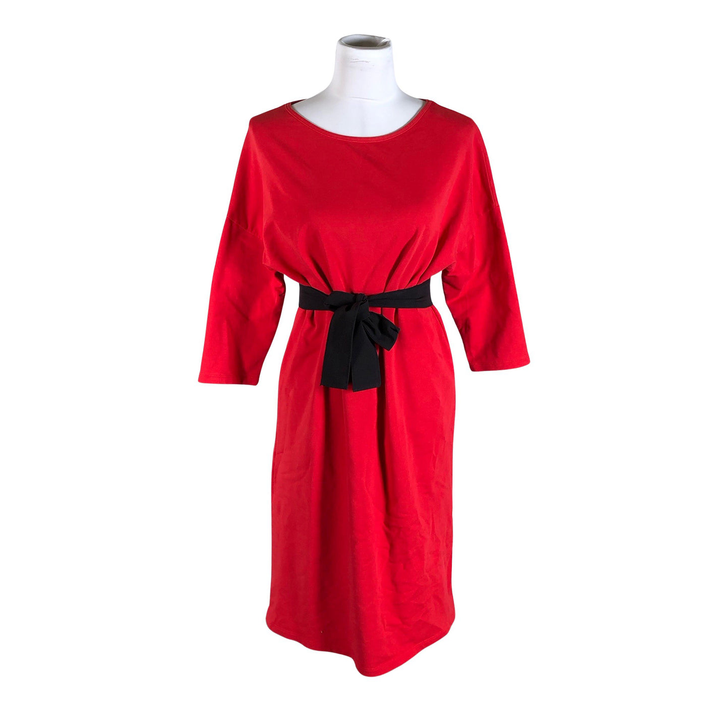 Unisex Cocoon - Trikotaažist kleit, suurus 38 - Punane (1)