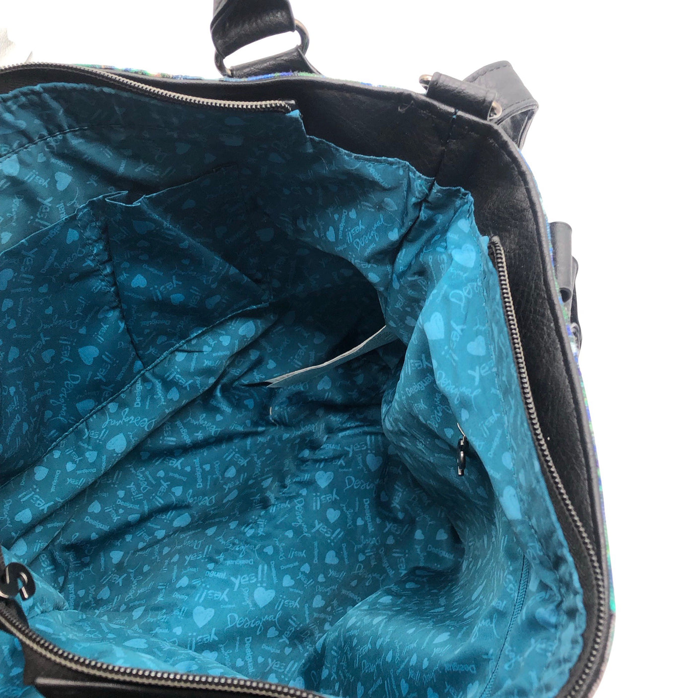 Unisex Desigual - Käekott, suurus Maxi - Sinine (2)