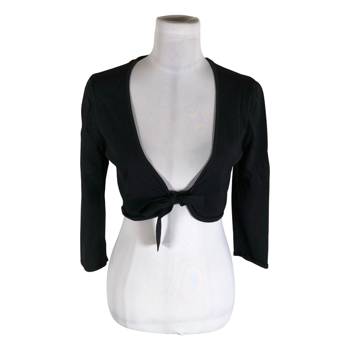 Unisex s.Oliver - Kootud boolero, suurus 38 - Must (1)