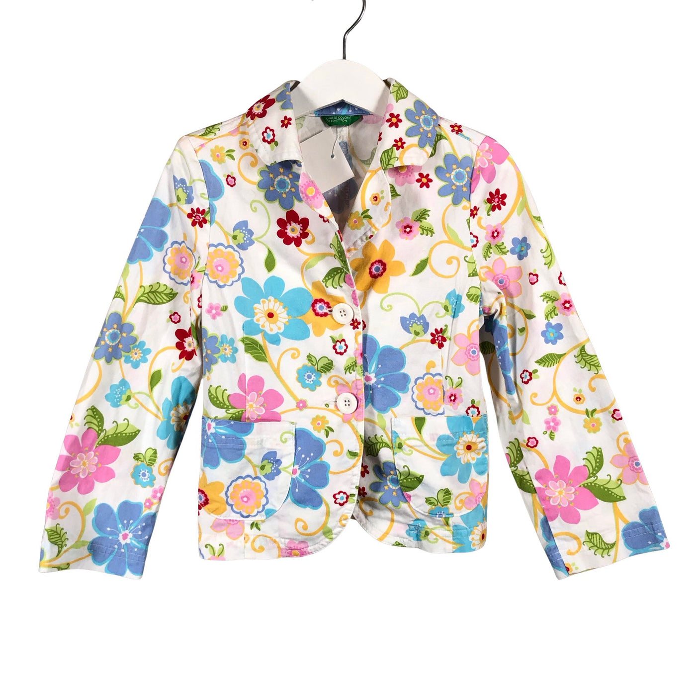 Unisex Benetton - Jakk, suurus 104 - 110 - Valge (1)