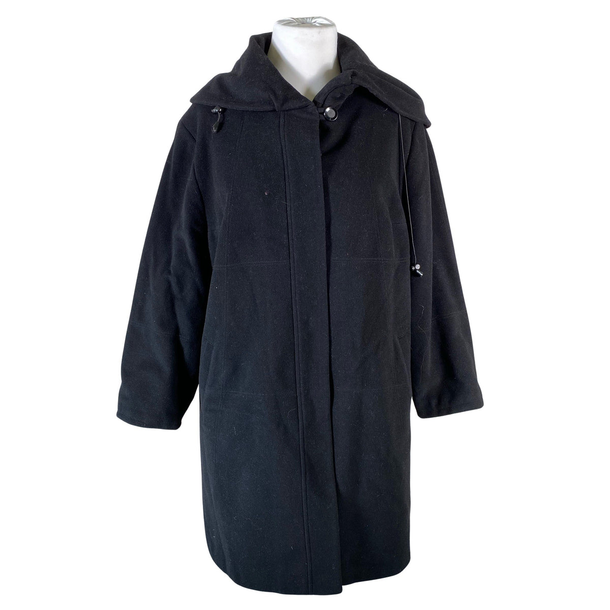 Unisex Bellandi - Villane mantel, suurus 48 - Must (1)