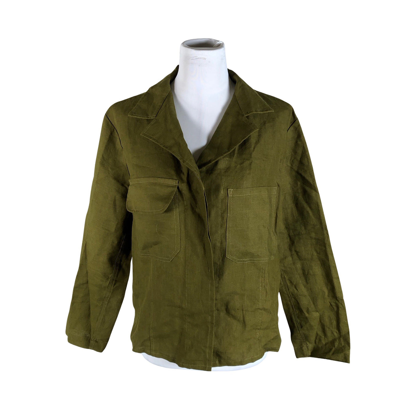 Unisex Linenshed - Jakk, suurus 40 - Roheline (1)