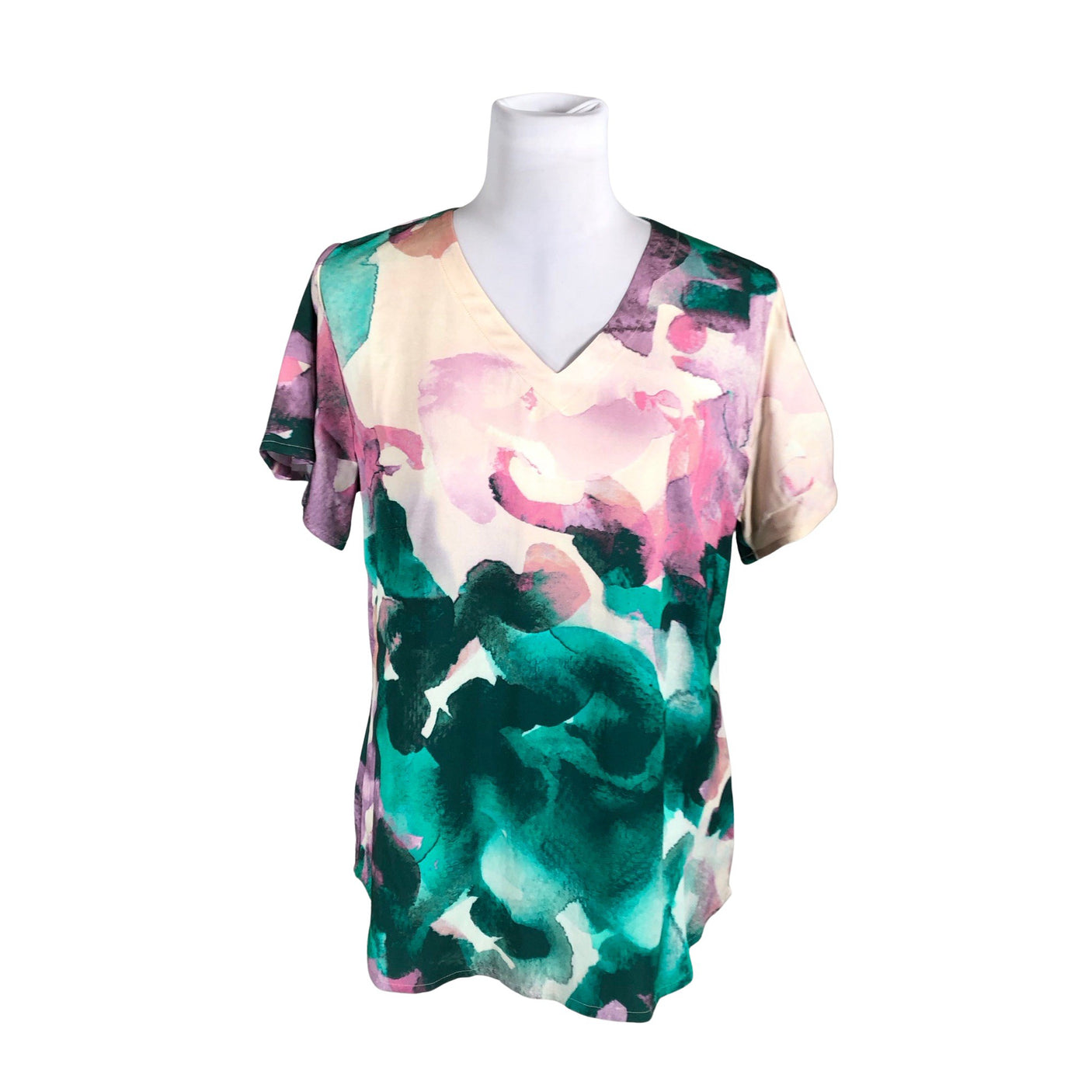Unisex NOSH - Lühikeste käistega pluus, suurus 36 - Roheline (1)