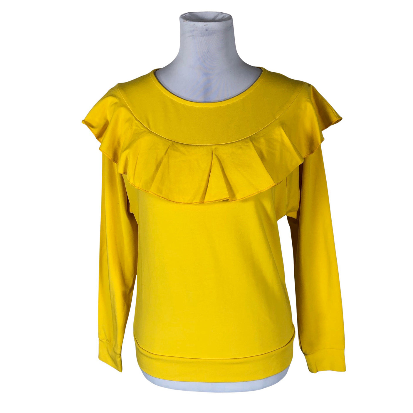 Unisex NOSH - Trikotaažist pluus, suurus 36 - Kollane (1)