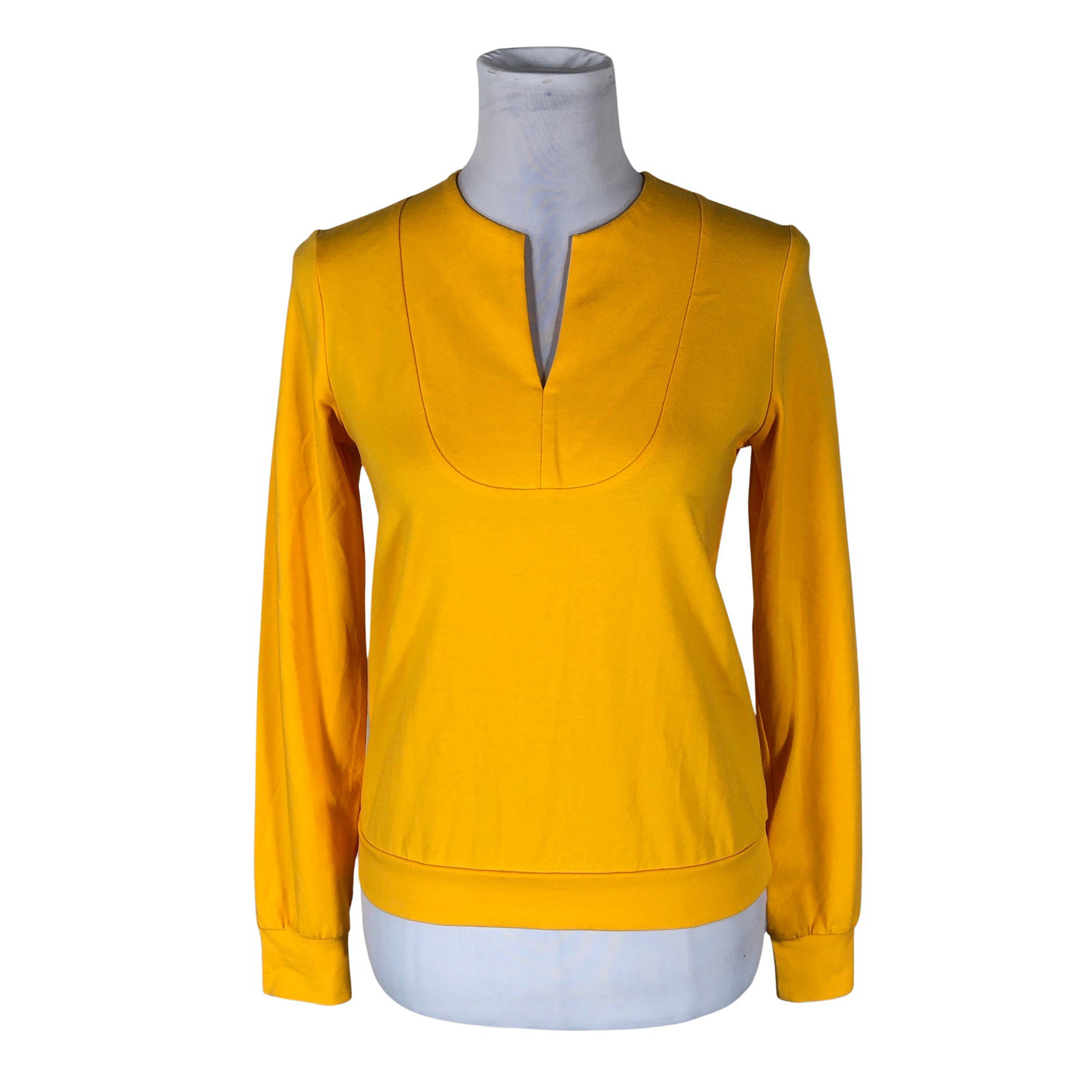 Unisex NOSH - Trikotaažist pluus, suurus 32 - Kollane (1)