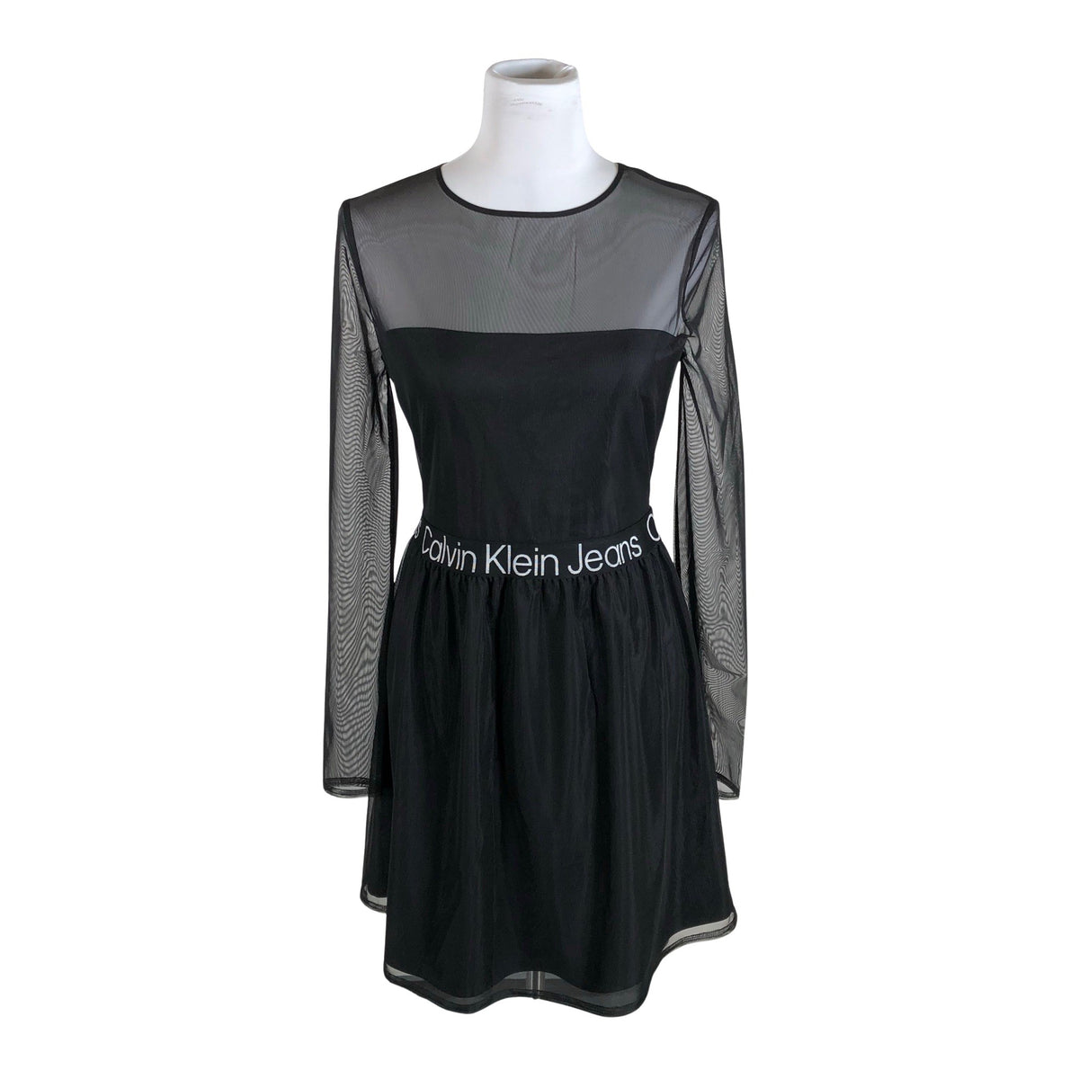 Unisex Calvin Klein - Trikotaažist kleit, suurus 38 - Sinine (1)