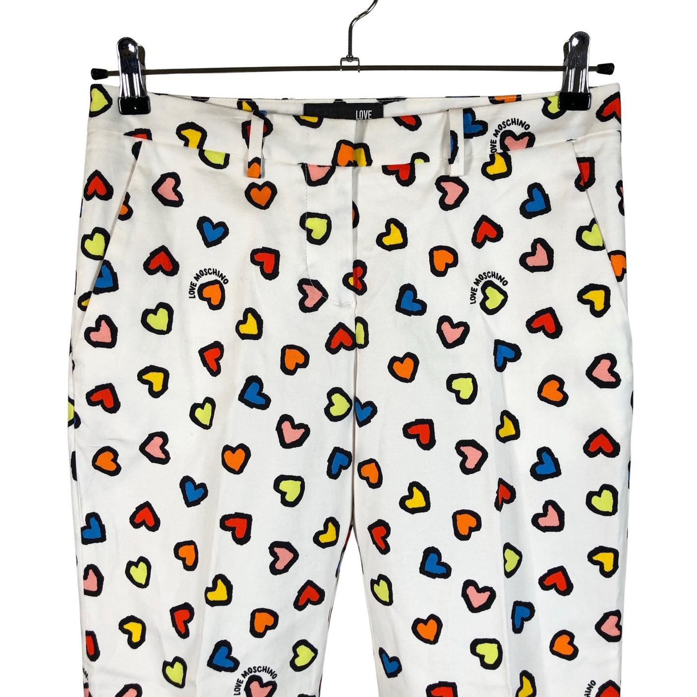 Unisex Love Moschino - Chino-püksid, suurus 36 - Valge (3)