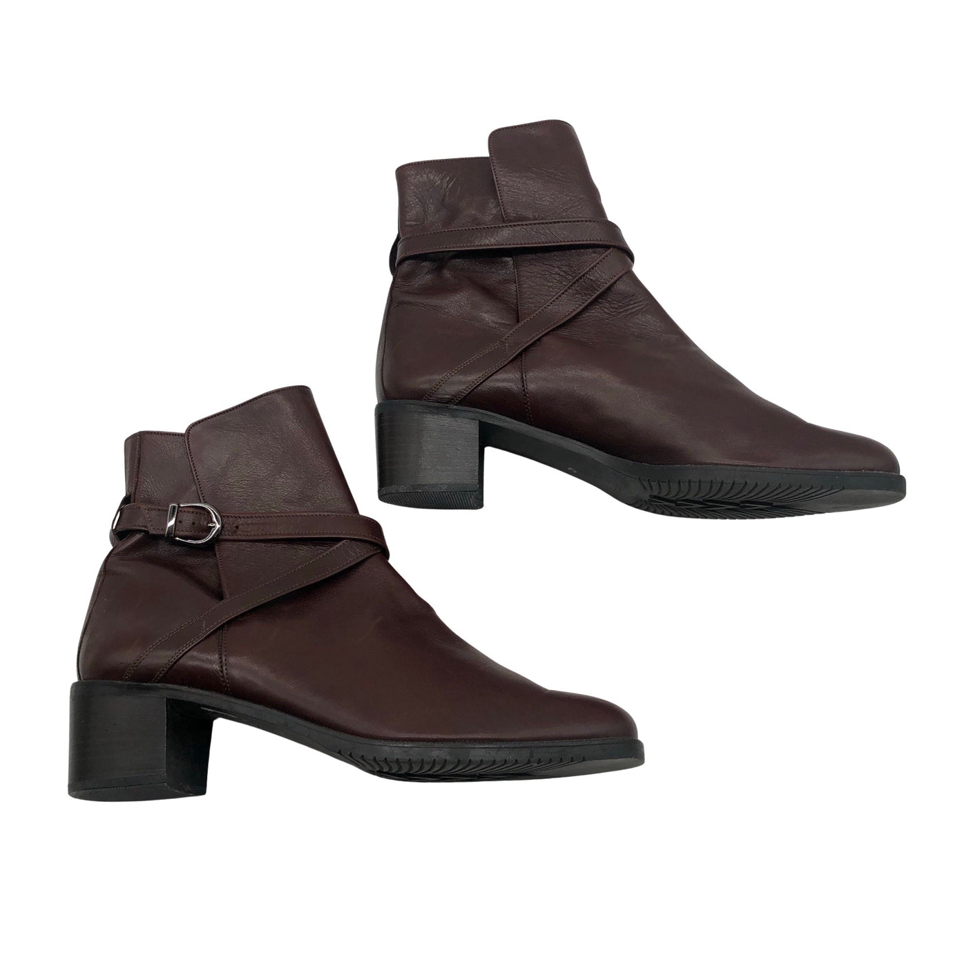 Unisex Cherry Boutique - Poolsaapad, suurus 42 - Pruun (1)