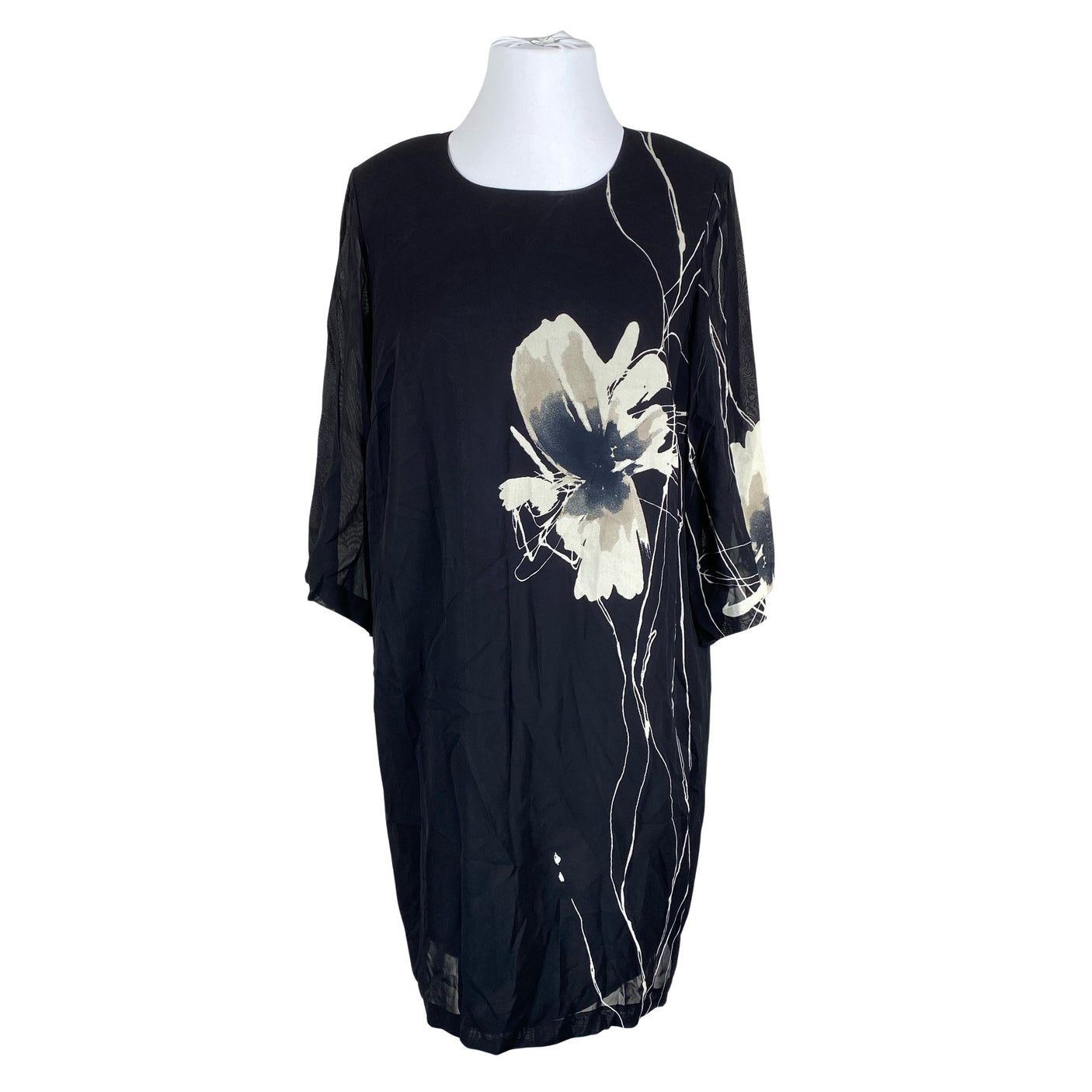 Unisex Modelia - Mitteveniv kleit, suurus 48 - Must (1)