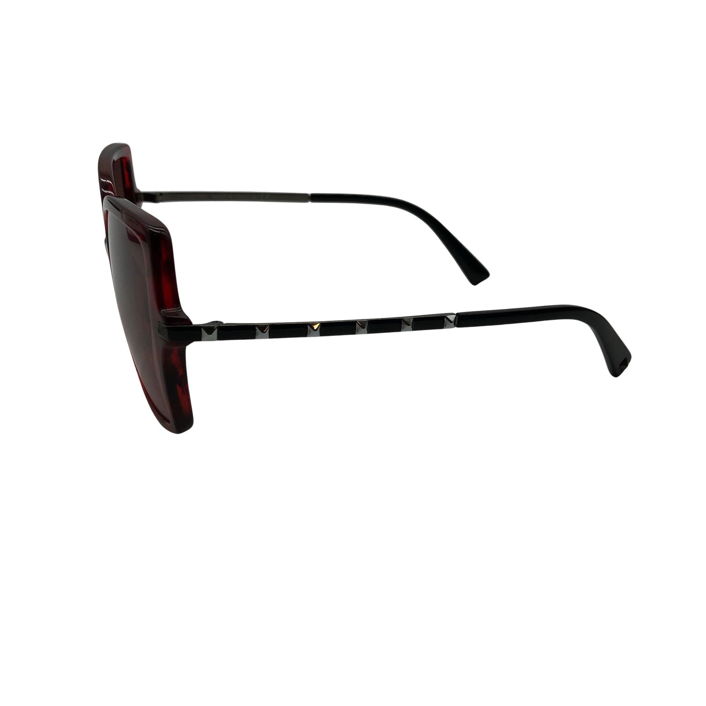 Unisex Valentino - Päikeseprillid, suurus Suurus puudub - Veinipunane (2)