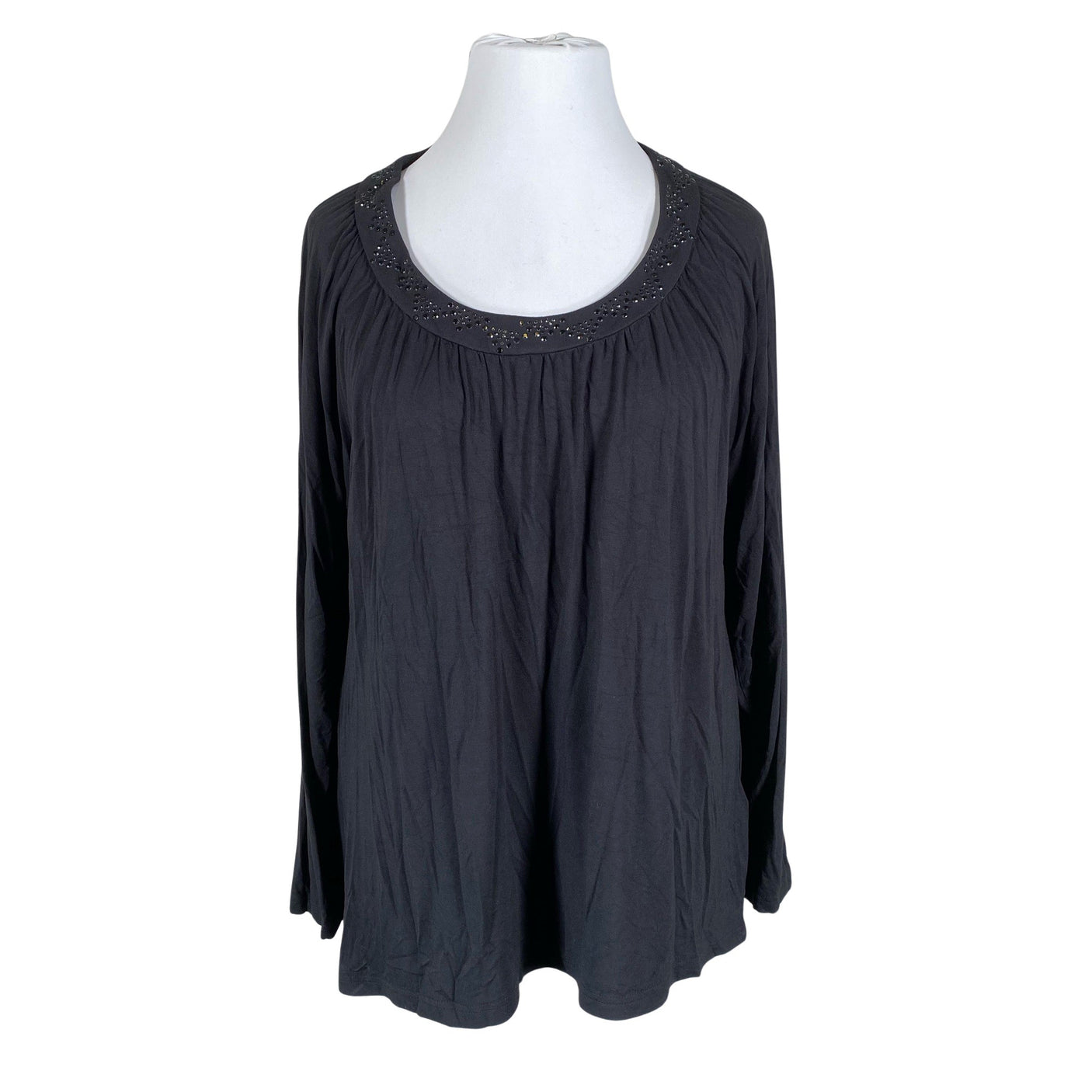 Unisex Soyaconcept - Trikotaažist pluus, suurus 48 - Must (1)
