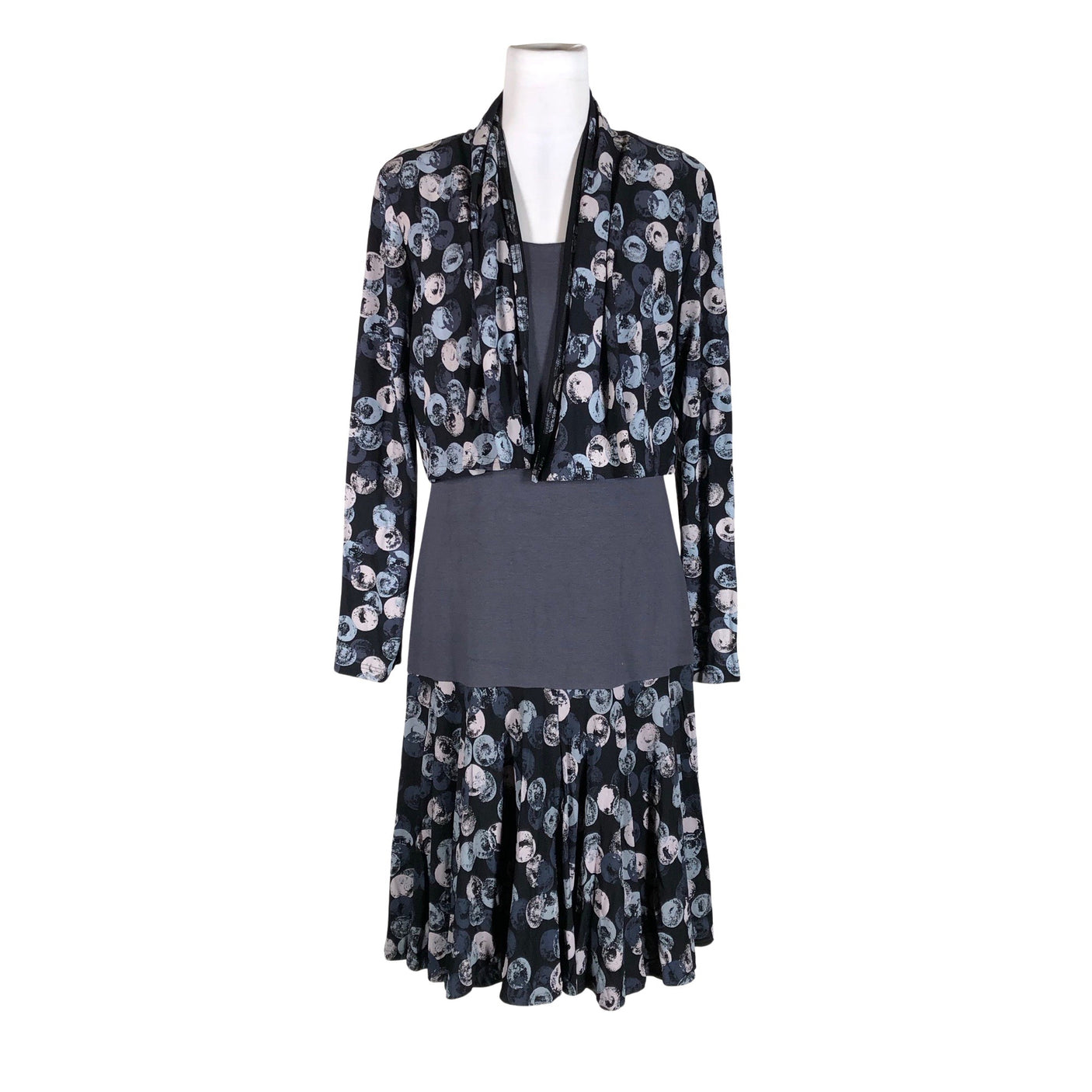 Unisex Nanso - Trikotaažist kleit, suurus 40 - Sinine (1)