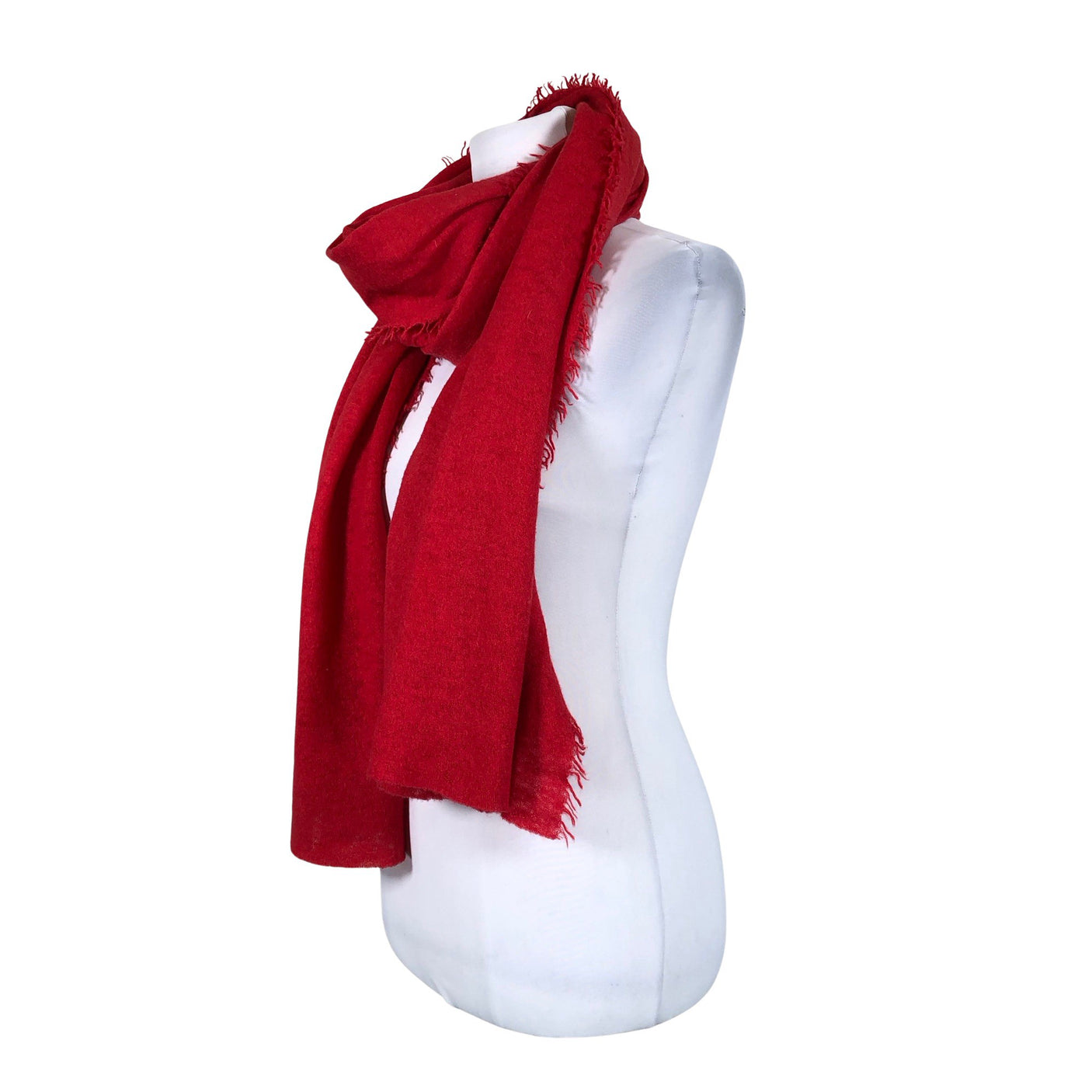 Unisex Balmuir - Õhuke sall, suurus Midi - Punane (2)