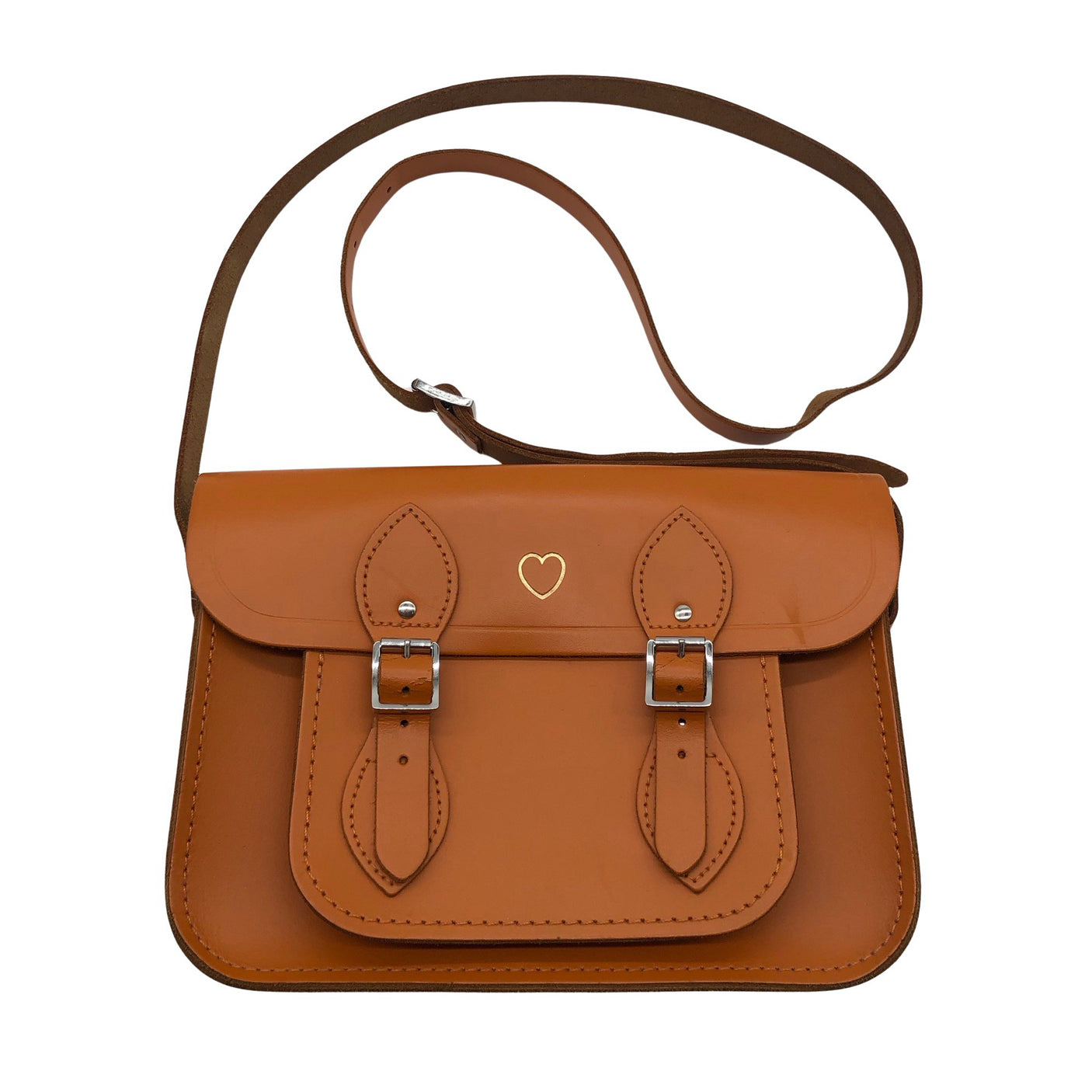 Unisex The Cambridge Satchel - Õlakott, suurus Midi - Oranž (1)