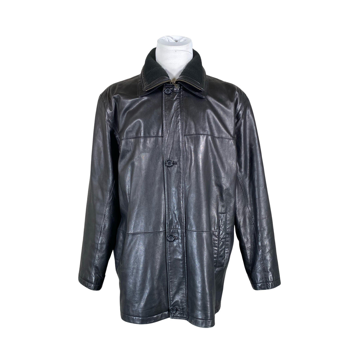 Unisex Business Line - Nahktagi, suurus XXL - Must (1)