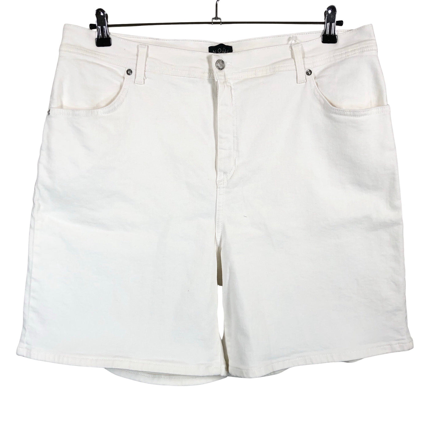Unisex NOSH - Teksast lühikesed püksid, suurus 50 - Valge (1)