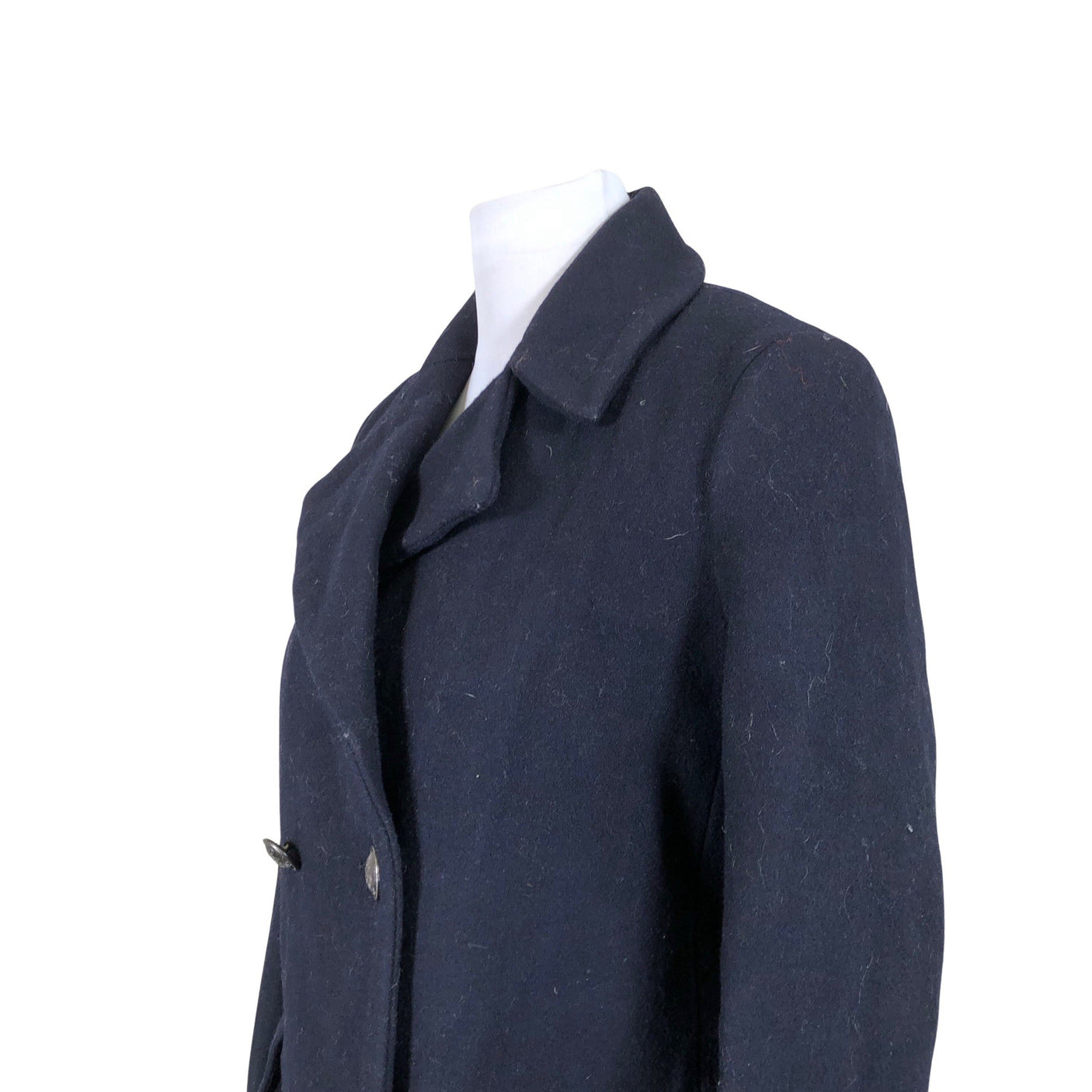 Unisex Superdry - Villane mantel, suurus 34 - Sinine (3)