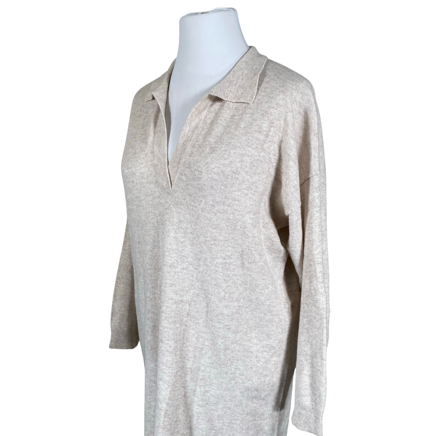 Unisex Davida - Kootud kleit, suurus 42 - Beige (3)