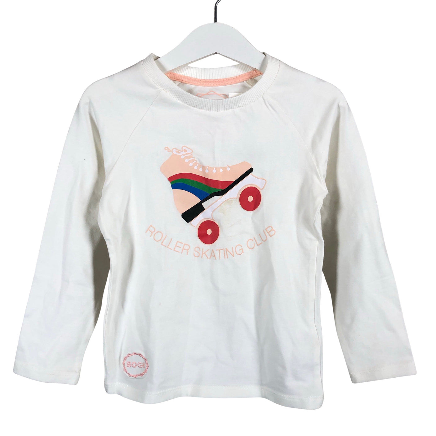 Unisex Bogi - Trikotaažist pluus, suurus 104 - 110 - Valge (1)