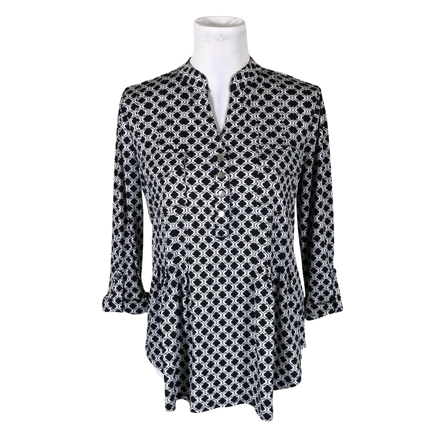Unisex Established - Trikotaažist tuunika, suurus 38 - Must (1)