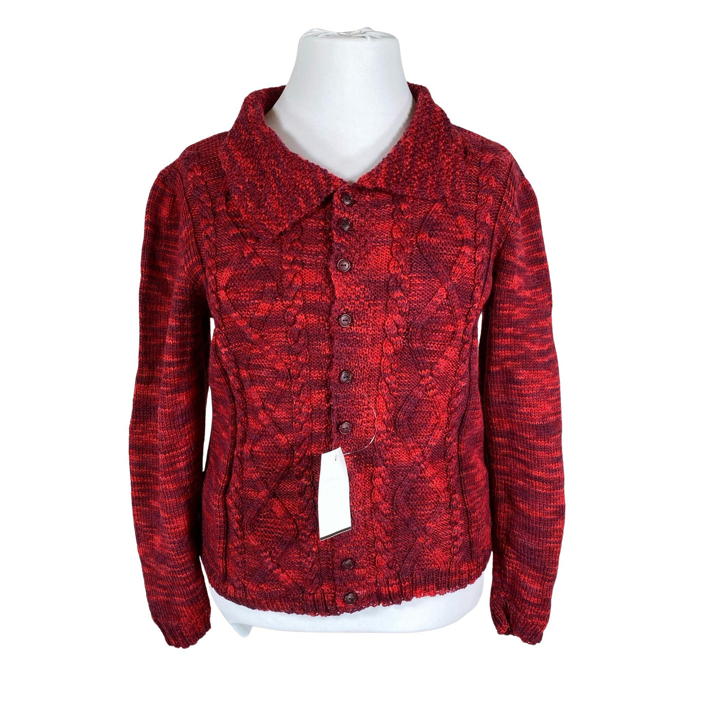 Unisex Handmade - Kardigan, suurus 42 - Punane (1)