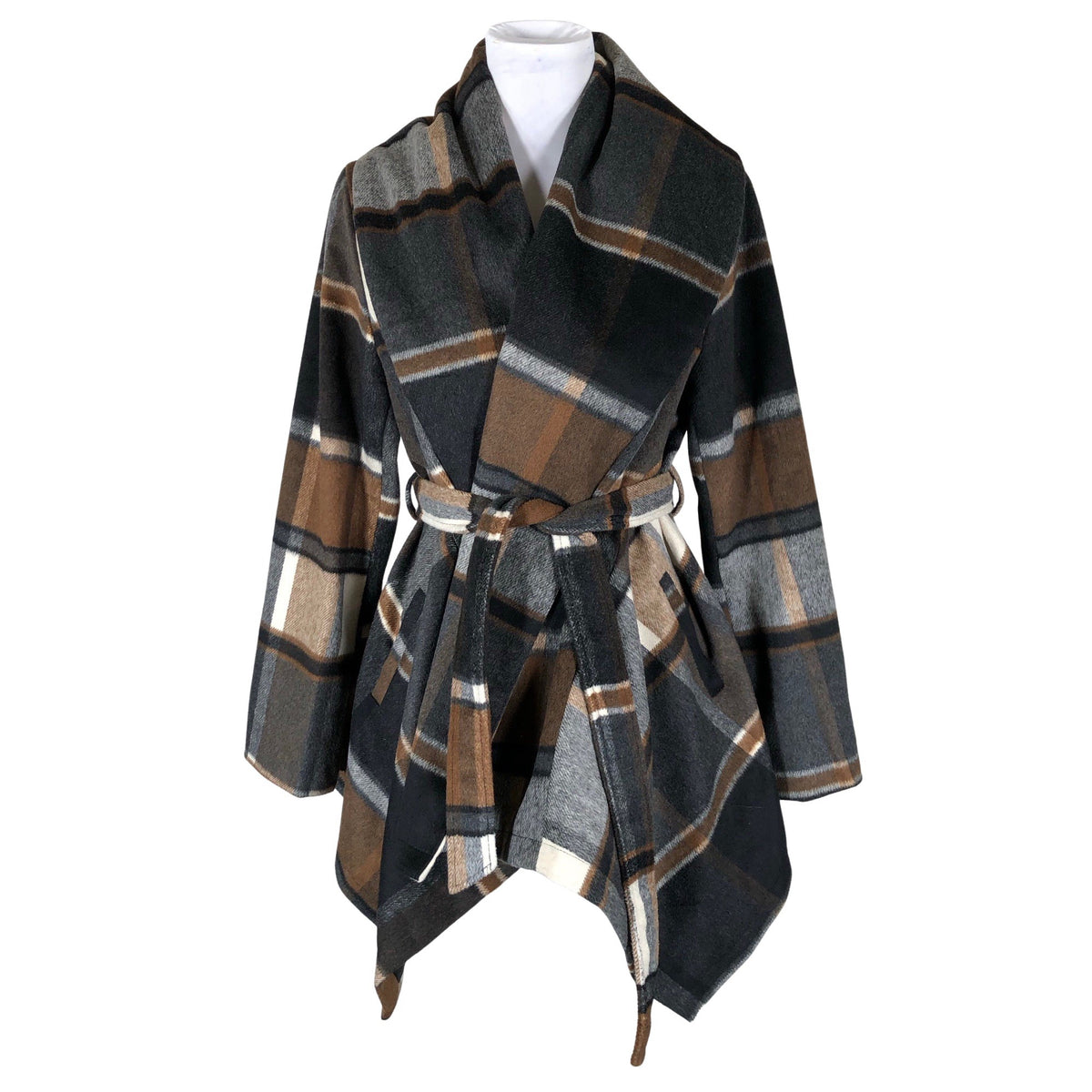 Unisex Chicwish - Villane mantel, suurus 38 - Pruun (1)